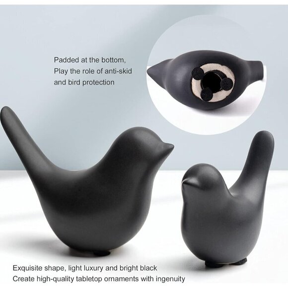 Small Animal Statues Home Decor Modern Style Birds Decorative For Office Desktop - Picture 7 of 14